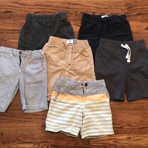 Set of 6 toddler boy shorts